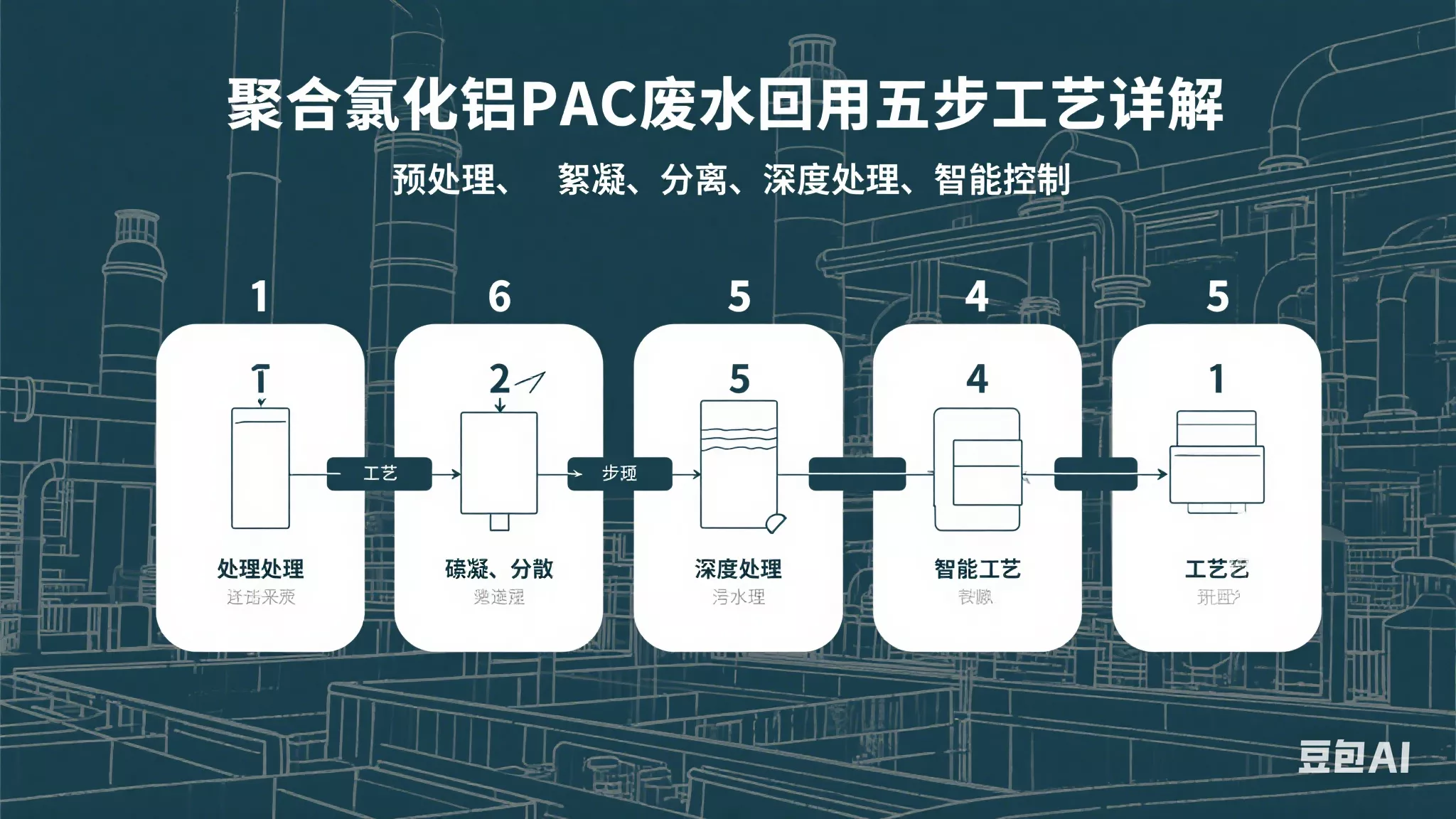 聚合氯化铝pac废水回用五步工艺详解